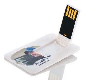 MUSB-102 Kart Şeklinde Mini USB Bellek Materyal: Polikrom, Plastik Net Ağırlık: 9 g Boyutlar: 60 x 30 x 1 mm Baskı Seçenekleri: U.