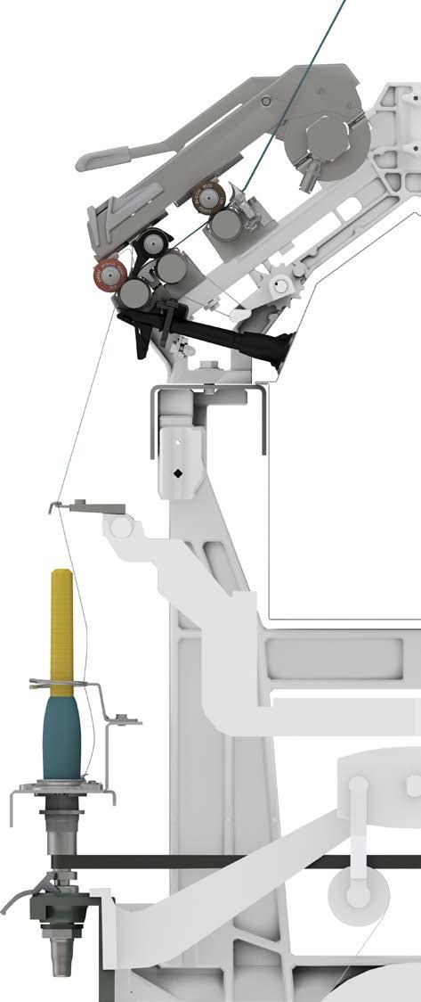Rieter Ring İplik Makinası G 32 En yüksek verimlilik için makina konsepti ve kalite komponentleri Enerji tüketiminin yanısıra, olumlu üretim maliyetleri için mümkün olan en yüksek verimlilik çok
