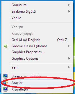 Windows araçlarından herhangi