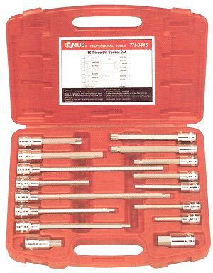 60 BS-409T $45,00 Torx lokmalı allen: T.20-25-27-30-40-45-50 55-60 (80mm) KROMAJLI LOKMALI ALLEN TAKIMI - 16.