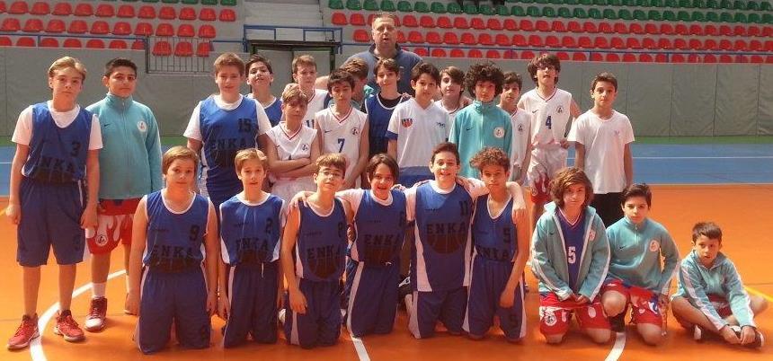 ORTAOKUL BASKETBOL ENKA LİSESİ 54 DOĞA KOLEJİ 41 ENKA LİSESİ 44 ROTARY LİSESİ 55 İlçe basketbol turnuvasında takımımız, Erol Altaca ve Anafartalar Ortaokulu nu