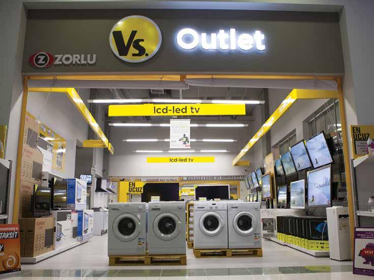 Vs. Outlet Mağazaları 2012 yılında kurulan, Türkiye nin ilk ve tek elektronik ve beyaz eşya outlet i olan Vs.
