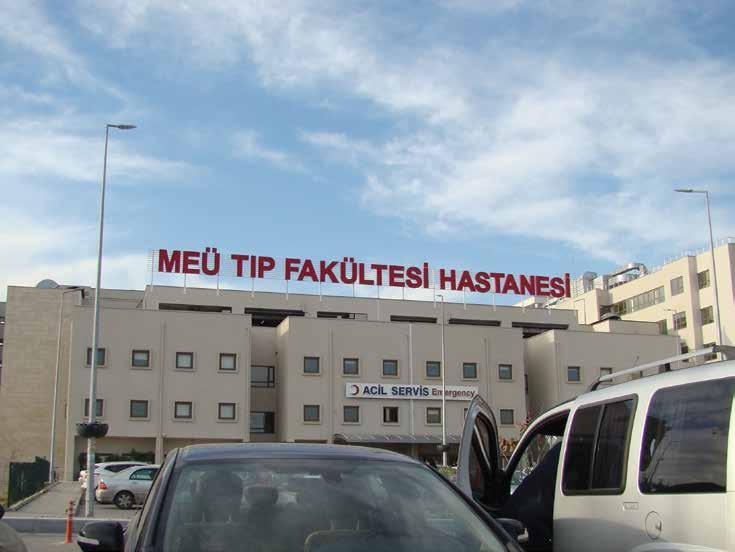 Mersin Üniversitesi Hastanesi Mersin Üniversitesi Çiftlikköy Yerleşkesi nde yer alan 638 yataklı 100.