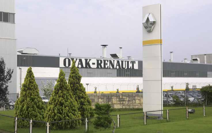 Renault Renault Grubu nun dünya çapındaki 38 üretim merkezinden biri olan Oyak-Renault, yıllık 360 bin otomobil ve 450 bin motor üretim kapasitesine sahiptir.