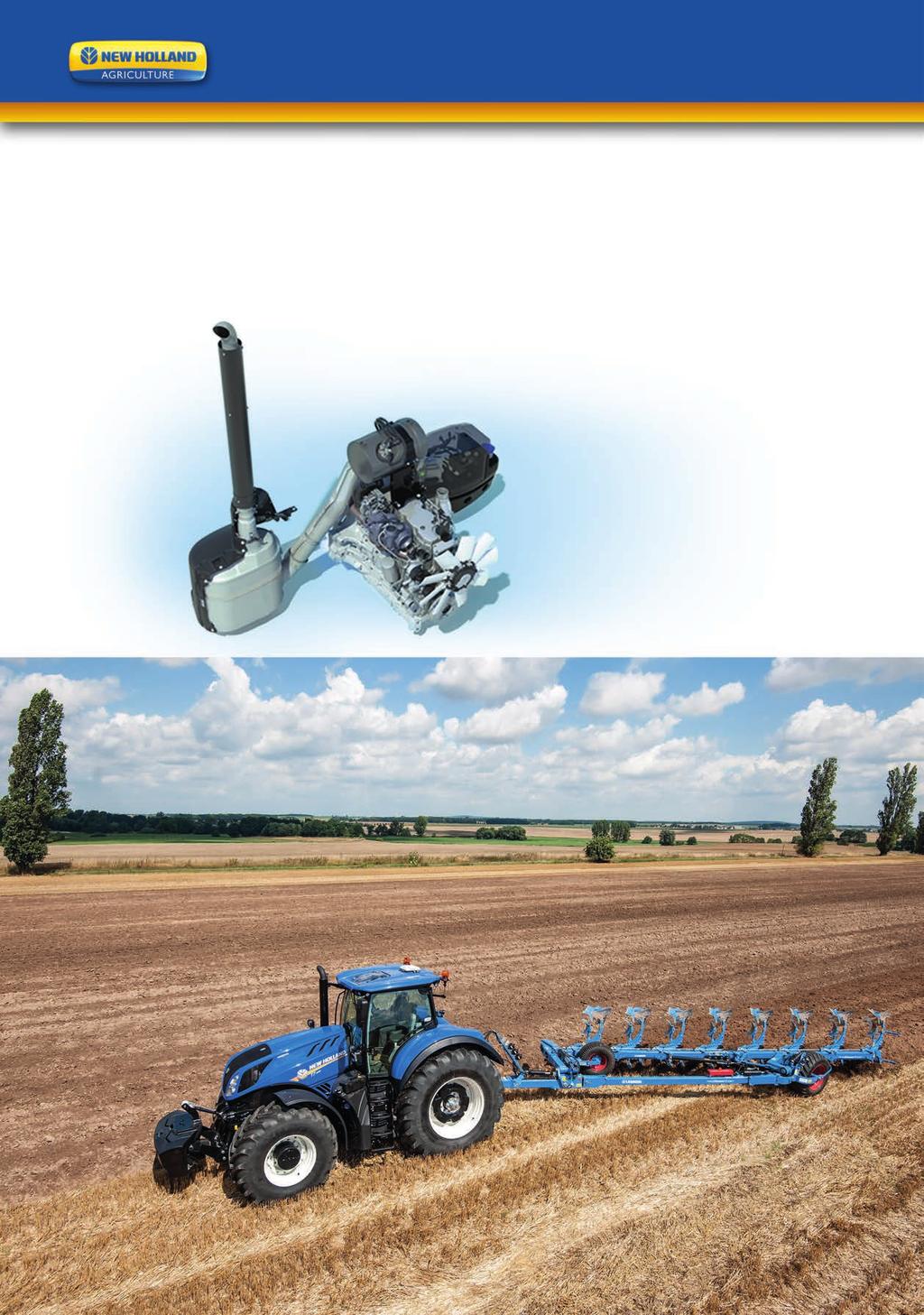 GÜCÜN EN VERİMLİ HALİ Yeni T7 serisi traktörler ECOBlue HI-eSCR motorları ile mümkün olan en verimli şekilde güç üretir.