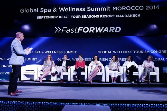 Global Wellness Day 10-12 Eylül 2014 tarihinde Fas, Marakeş te düzenlenen ve spa ve wellness dünyasının önde gelen 400