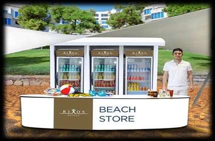 PREMIUM LINE BELEK SAHİL HİZMETLERİ BEACH STORE Saat: 08:00 ile 17:00 Arası Sahilin faklı noktalarında hizmet verir.