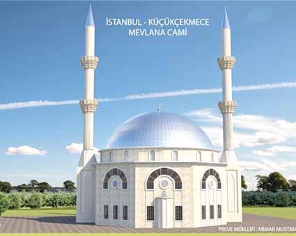 Cumhuriyet Mahallesi 29 Pafta 8748 Parsel Mevlana Cami Proje Hali Son Hali Yüklenici Firma Toplam İnşaat Alanı : 1550 M² Yatırım Maliyeti İşin Süresi Cami, Osmanlı