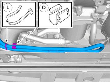 Motor bloğu ısıtıcısından gelen kablo