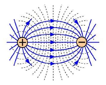 (a) (b) Eş potansiyel çizgileri Elektrik alan çizgileri (c) Şekil 2.