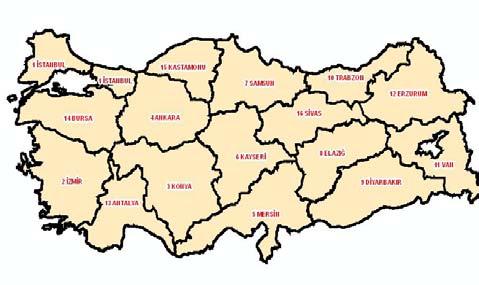 boyutlu kent modeli elde edilmiştir (Şekil 10). Şekil 11. Türkiye karayolu bölgeleri Şekil 10. Tahran a ait üç boyutlu kent modeli 2.