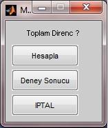 Düzenlenen program ize uyumlu dizaynda düzenlenecek matlab kodlarına temel oluşturmaktadır.