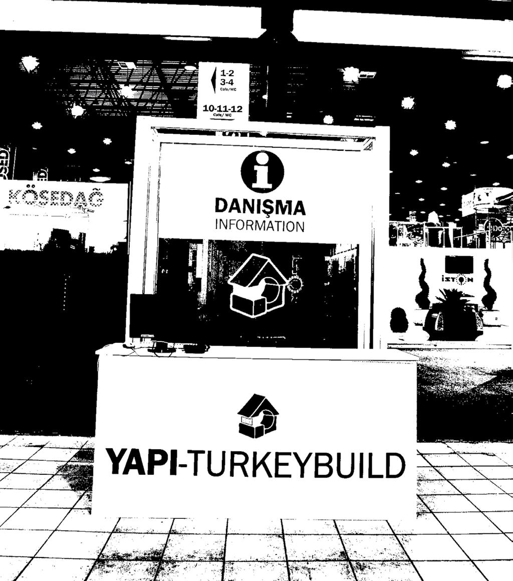 Fuar İç Mekan Tanıtım Alanları Promotion Tools Within The Exhibition Area Ziyaretçi Yaka Kartı Ziyaretçi Yaka Kartı Kurdelası Kart Üzeri Koridor Bayraklama Salon Girişi Kaplama Fuaye Kolonları Fuaye