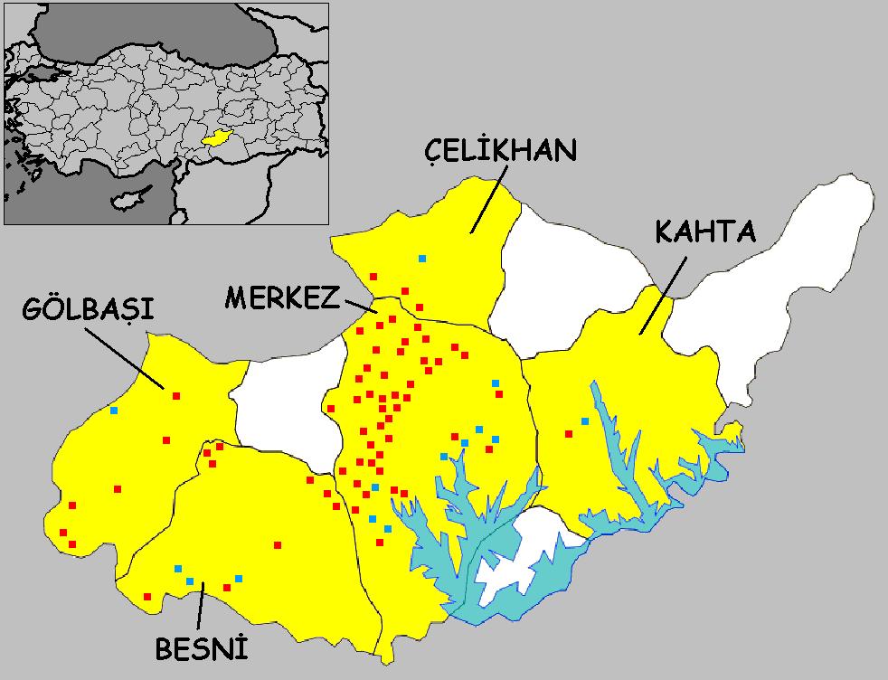 e-makâlât Mezhep Araştırmaları, VII/1 (Bahar 2014) 17 EK: FOTOĞRAFLAR Kırmızı renkli yerler; yerleşim