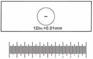 x oküler ile kolay ve hassas ölçüm yapılır.