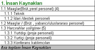 BÜTÇE Teknik Personel: Proje faaliyetlerinin yerine getirilmesinde temel personel (Teknik Uzman,proje koordinatörü,