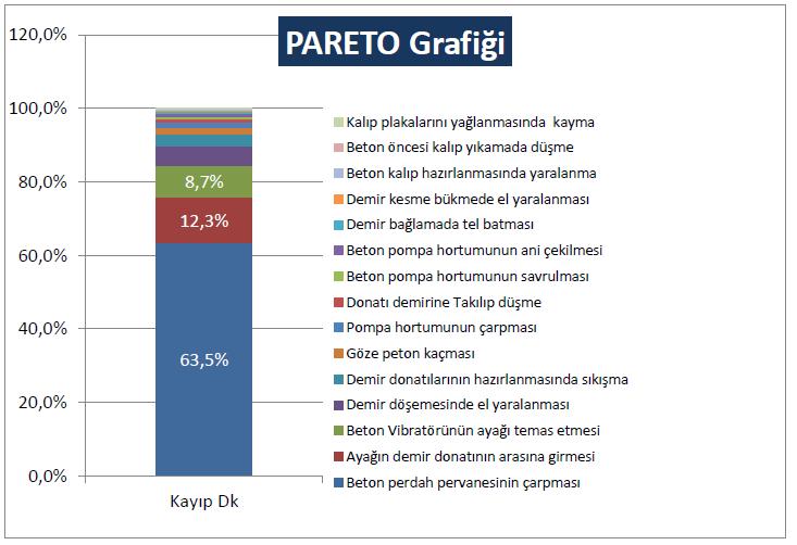 İSG PROJE YÖNETİMİ PARETO