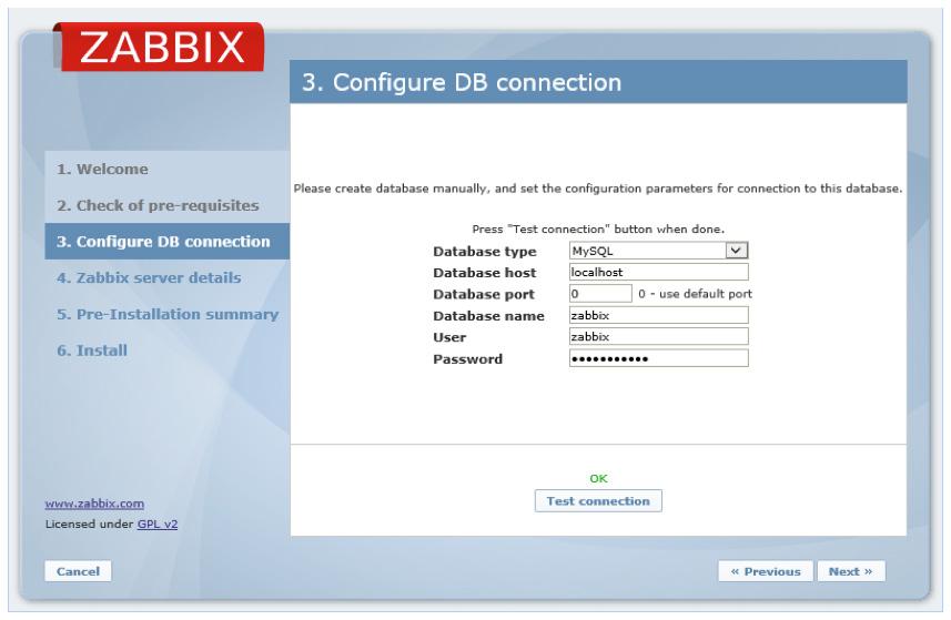 Zabbix kurulumu için gerekli uygulamalar ve sistemde yüklenen uygulamalar Şekil 2 de görüldüğü şekilde listeleniyor.