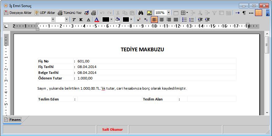 Personel İş Avansı Masraf Yönetimi Masraflar için büro personelinize ya da sözleşmeli hukuk bürolarına ödediğiniz avansları Ortak Finansal İşlemler Büro Personel menüsünden İş Avansı Verme