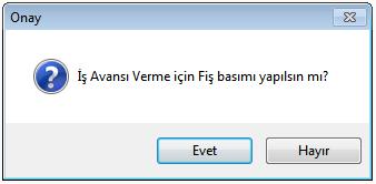 Masrafların Föylere İşlenmesi Masraflar yapıldıkça ilgili föylere girişleri yapılır. Yapılan bu girişler onaylama ve muhasebeleştirme yapılmadıkça düzeltilebilir.