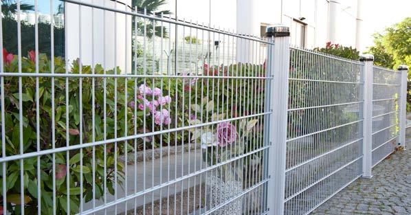 Aralığı Mesh Size (H) Panel Yüksekliği Height Tel Kalınlığı Wire Thickness (L) Panel Uzunluğu Panel Lenght Direk Özellikleri Fence Post Beton Zemin Uygulaması