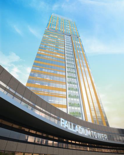 74 Şekil-5.16: Palladium Tower Genel Görünüş Kaynak: Kuran, 2014.