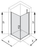 DESIGN PURE AK C SOLO T DESIGN PURE AK C SOLO T Yp Uyumlu Ön cepheden giriş 1 adet Boy menteşeli kapı (1) Yan panel uyumlu (2) 1 2 Cam Renk Opsiyonları : Şeffaf, Extra clear, Bronz, Füme Cam Kumlama