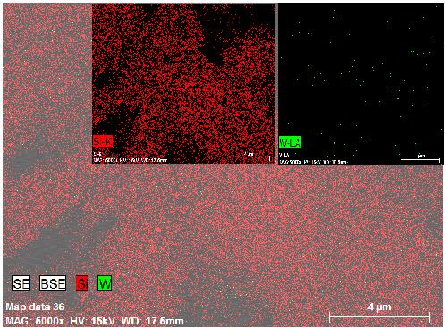 reaksiyonu sonrası mapping görüntüsü (433