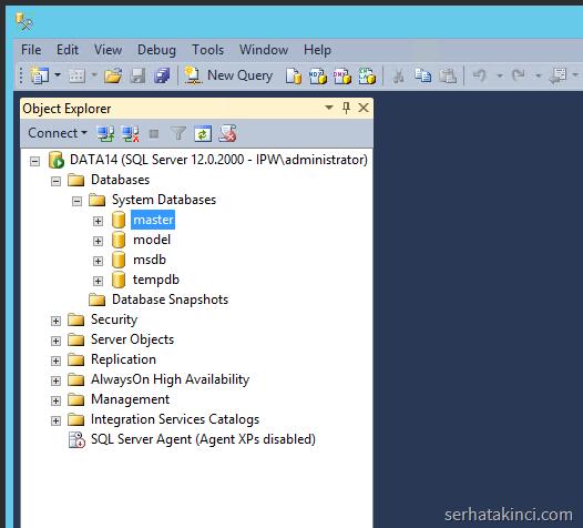 SQL Server 2014 de dahil tüm Microsoft SQL Server ürünleri için ağ üzerinden erişim portunun 1433 olduğunu da sakın unutmayın :) NOT: Kurulumdan sonra database başlatılamamışsa önce bilgisayarınızı