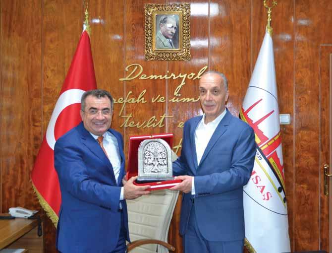 42 TÜRK-İŞ Genel Başkanı Atalay TÜDEMSAŞ ı ziyaret etti T Türk-İş