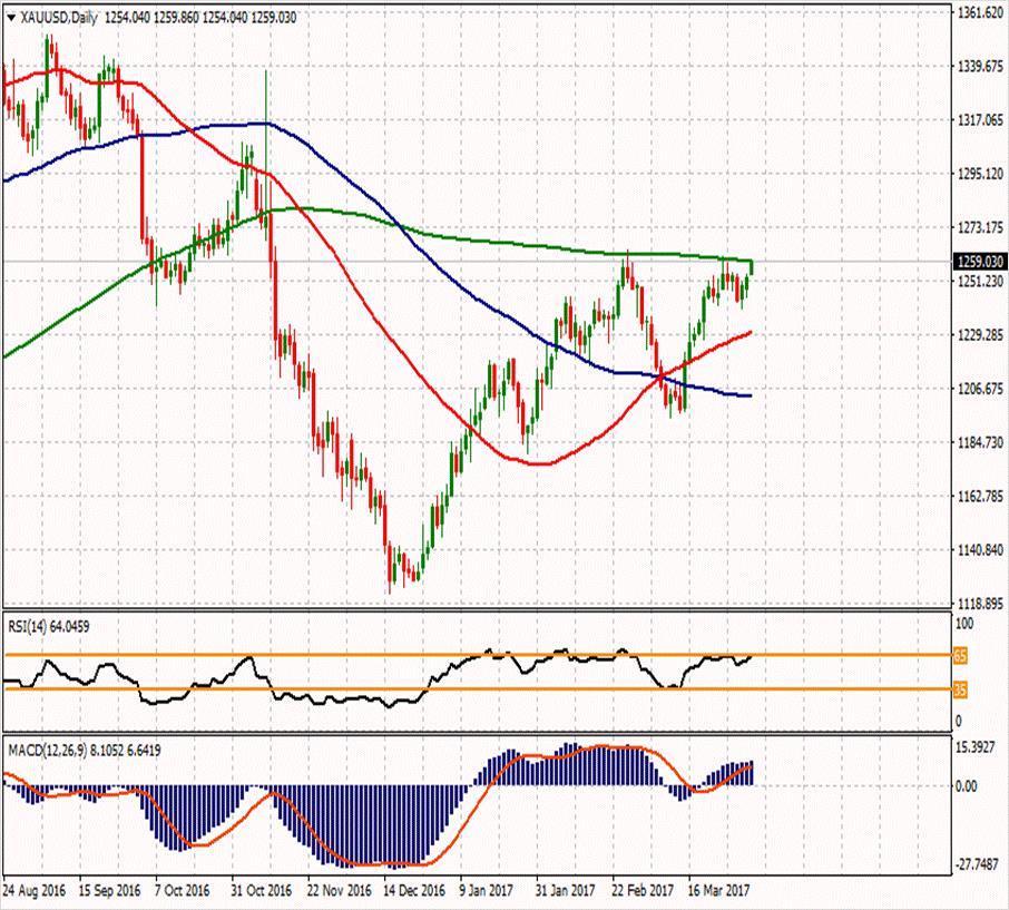 XAU/USD ikinci direnci 1259.85 1269.87 1261.68 ilk direnci 1250.73 1256.67 1250.63 1247.45 1242.54 1231.59 1241.