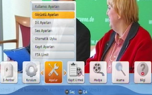 IP adresi ayarı alanları Elle seçiliyse düzenlenebilir, aksi durumda Otomatik seçiliyse kullanılamaz. İnternet bağlantısı mevcutsa ve Ethernet kablosu takılıysa bu menü fonksiyoneldir.