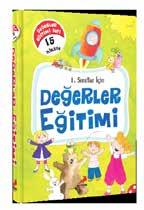 1. sınıf DEĞERLER EĞİTİMİ HİKÂYE SETİ (15 Kitap) Çocuklarımızın sosyal, duygusal ve dil gelişimlerine katkı sağlamak amacıyla hazırlanan hikâyelerde 13 evrensel değer işlenmiştir.