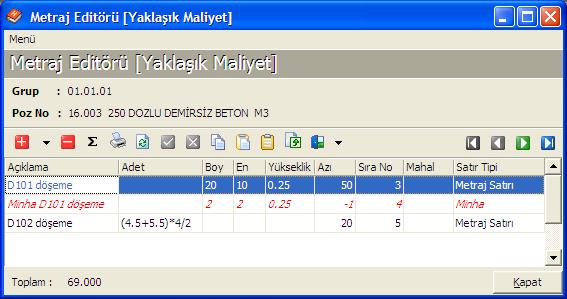 herhangi bir tuşa veya mouse dokunmadan Poz Arama bölümüne 21.011 yazın ve Enter Pozun listede aktif olduğunu görürsünüz, tekrar Enter düğmesine basarak 21.