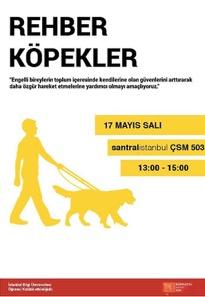 Derneği ile yaptığımız konferansımızda bir görme engellinin yaşadığı zorluklara tanık olduk, aynı zamanda rehber köpeklerin