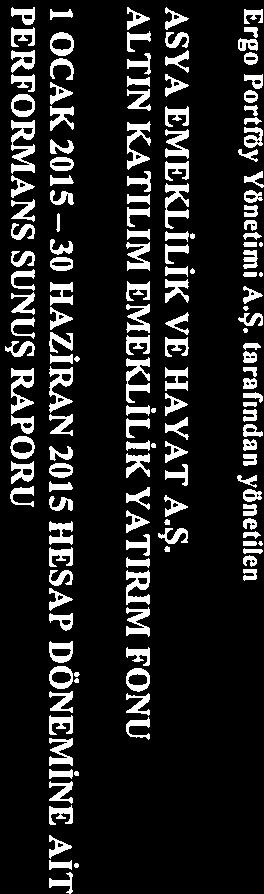 1299% Hedeflenen karşılaştırma ölçütünün getirisi: 12,28% Nisbi geliri: -0,13% olarak gerçekleşmiştir. C.2. Fon porıröy yönetim şirketi Ergo Ponföy Yönetimi A.