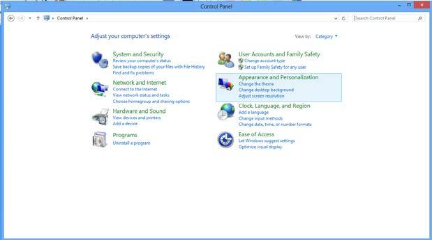 Ayarlama Optimum Çözünürlüğü Ayarlama Windows 8 Windows 8 için: 1.