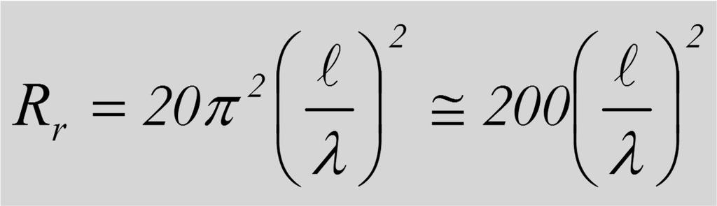 Görüldüğü gibi bulunan vektör potansiyel ifadesi Hertz dipolü için bulunanın yarısına eşit. Öyle ise, alan da yarı değerde olacaktır.