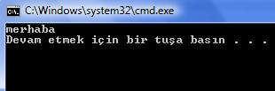 Resim 2.5: Metodu aşırı yükleme (overload) Resim 2.5 te görüldüğü gibi yaz isimli iki metot tanımlanmıştır.