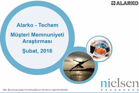 hem de Alarko-Techem in üstün performansını ortaya koyuyor. Alarko - Techem Müşteri Memnuniyet Anketi 1.