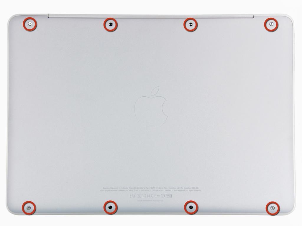 Adım 1 Küçük harf MacBook küçük harf güvence sekiz 4 mm Phillips