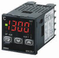 E5CSV Temel sıcaklık kontrolörleri The easy way to perfect temperature control This multi-range 1/16 DIN controller with alarm function offers field-selectable PID control or ON/OFF control.