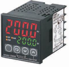 All setting fields configurable with switches Multi-input (Thermocouple/Pt100) Clearly visible 3.5 digit display with character height of 13.