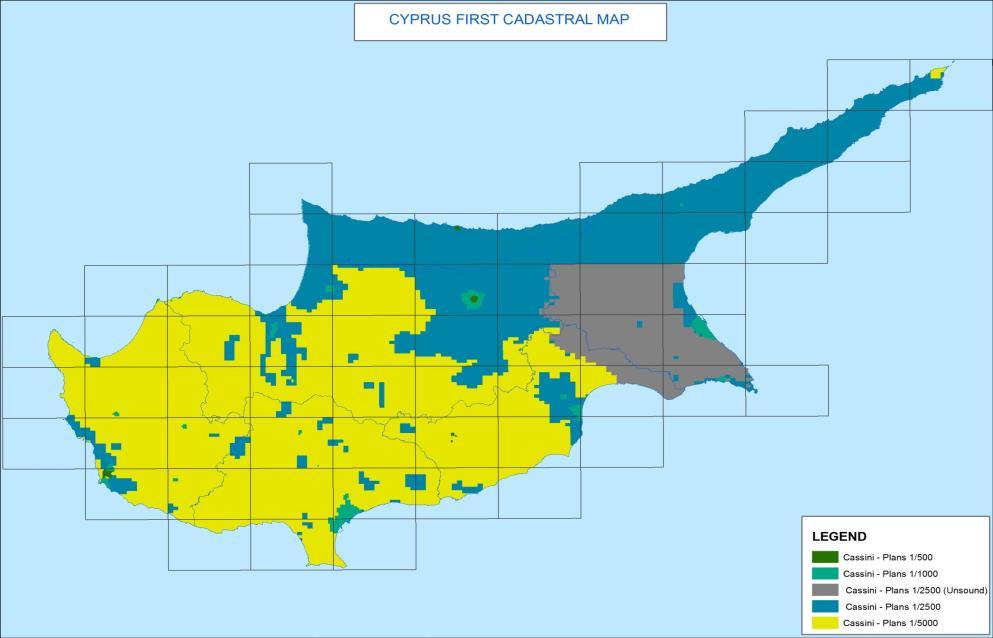 Kibris Kadastrosu Conference and Plenary Meeting of the PCC in Cyprus 1914-1918 Chain Survey Plans on Scales 1:500, 1:1000, 1:1250, 1:2500 Dr Elikkos Elia 1918-1929 plançete Plane Table Method Plans