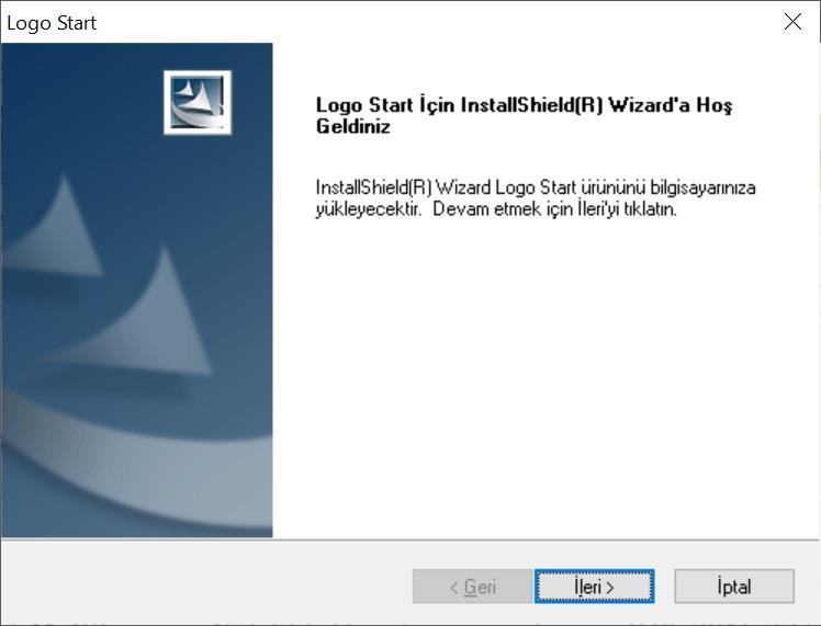 Setup.exe nin çalıştırılması sonucu çıkan Hoşgeldiniz mesajının bulunduğu ekranda bir sonraki adıma geçmek için İleri butonuna tıklanmalıdır. Yükleme türü ekranında 2 seçenek yer almaktadır.