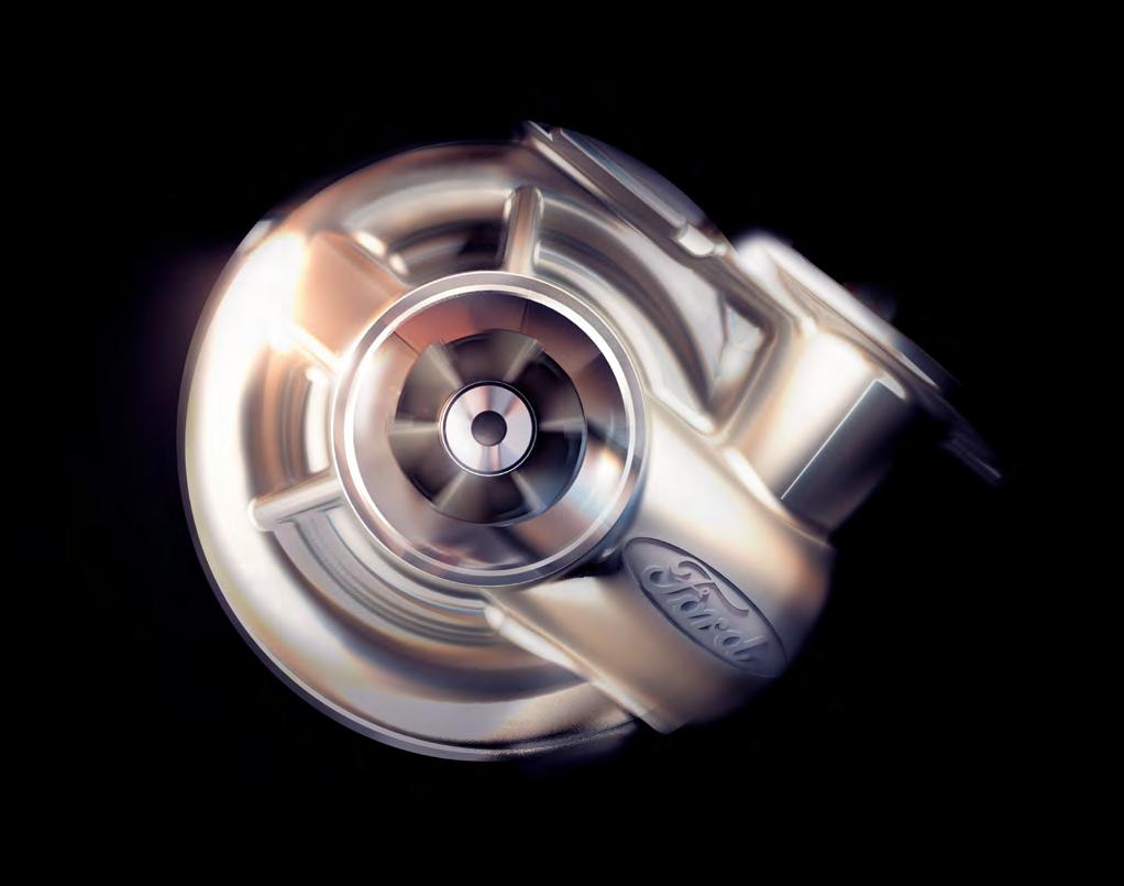 2012, 2013, 2014, 2015 & 2016 yılın motoru Ford Ecoboost Doğrudan yakıt enjeksiyonu, turboşarj ve değişken valf zamanlaması sayesinde 1.