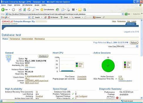 Oracle 10g Kurulum Ekranı-24 Kurulum donanımsal olarak iyi bir bilgisayara kurulmadıysa bilgisayarınız çalışırken veya kapatılıp açılırken çok yavaş çalışır.