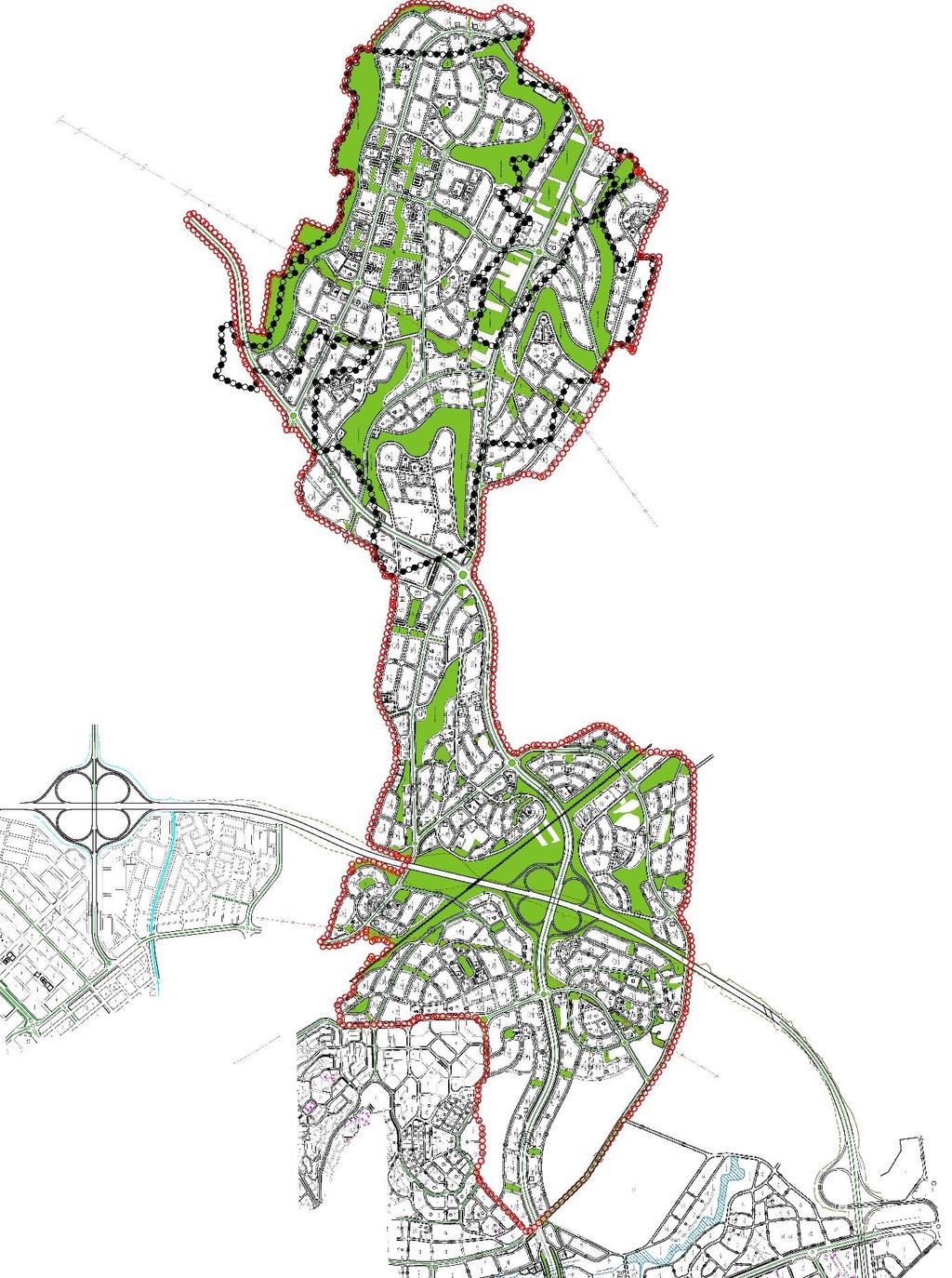 9.2.3 Açık ve Yeşil Alanlar Kaynak: Şahinbey Belediyesi Plan Proje Müdürlüğü Konut yerleşilebilirliği için uygun olmayan yüksek