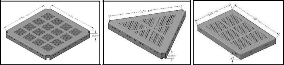 PLATFORMLAR Genel olarak düz ( yatayla 2 açı yapacak şekilde ) olmalı ve üzerinde pislik toplanmasına izin vermeyecek şekilde tasarlanmış olmalıdır.