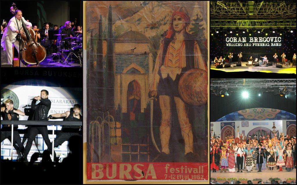 4 TEMMUZ - 30 EYLÜL 2017 SERGİ: FESTİVALDE 55 YIL Uluslararası Bursa Festivali ilk kez 7-12 Eylül 1962 tarihinde gerçekleştirildi.